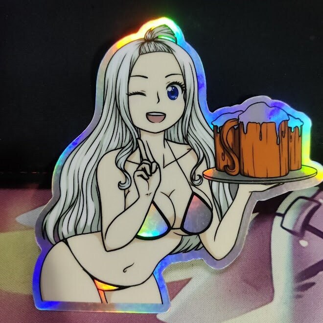Mirajane Strauss Swimsuit/Dress Holographic Waterproof Sticker
