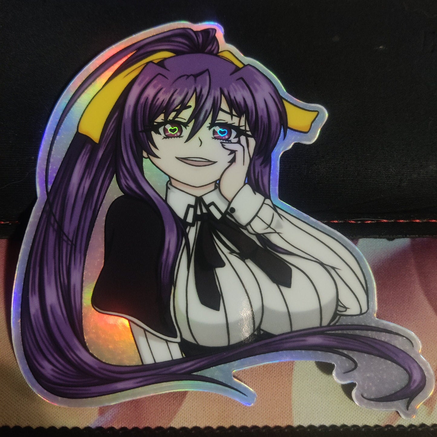 Akeno Himejima Holographic Waterproof Stickers