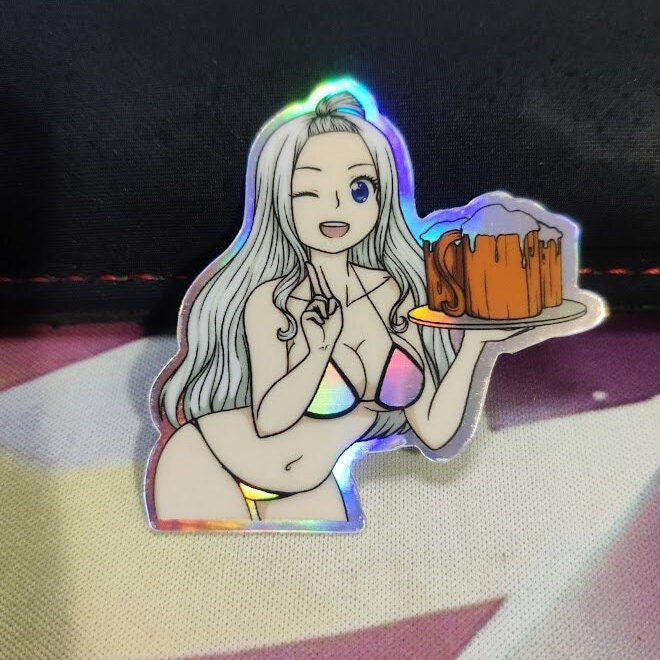 Mirajane Strauss Swimsuit/Dress Holographic Waterproof Sticker