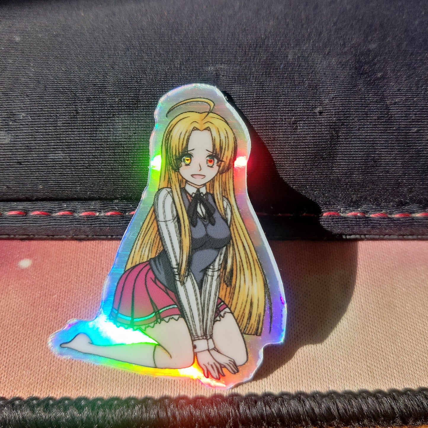 Highschool DxD Asia Argento School Uniform and Swimsuit Holographic Waterproof Sticker