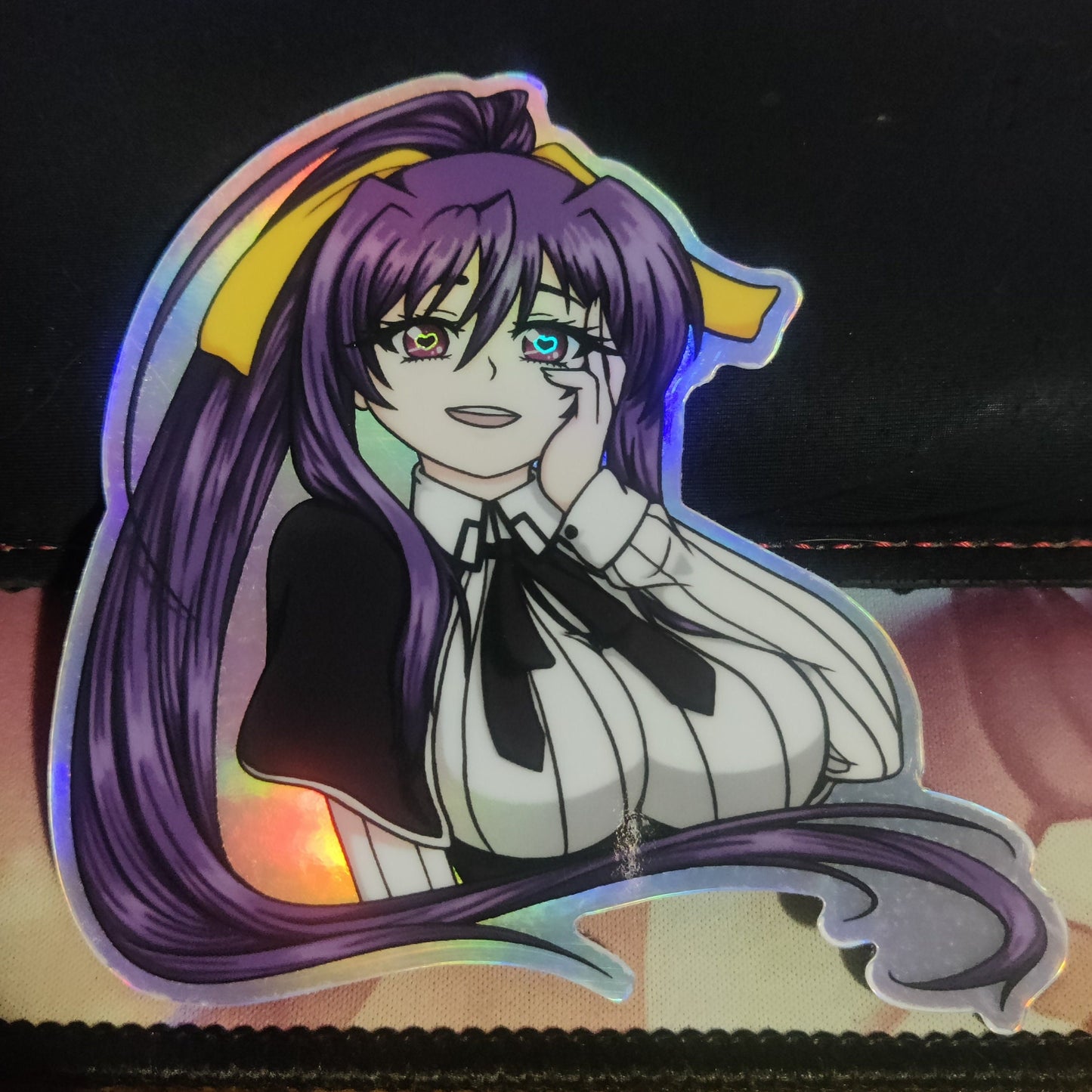 Akeno Himejima Holographic Waterproof Stickers