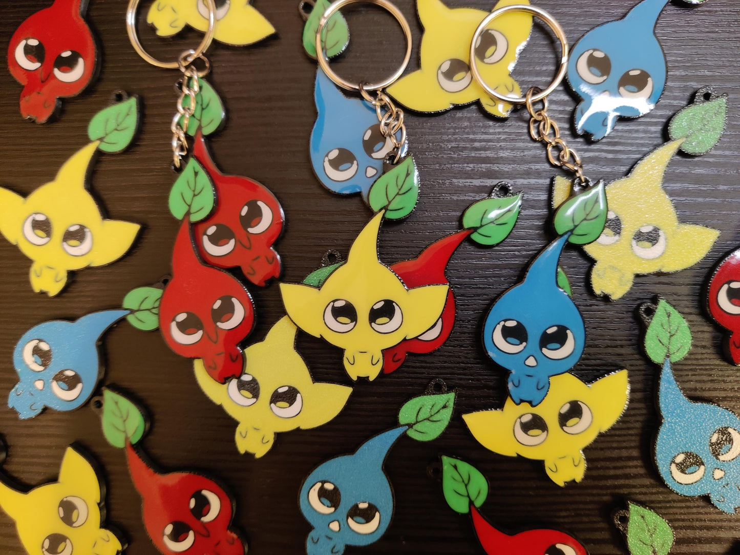 Handmade Pikmin Keychain | Handmade Nintendo Fan Charm