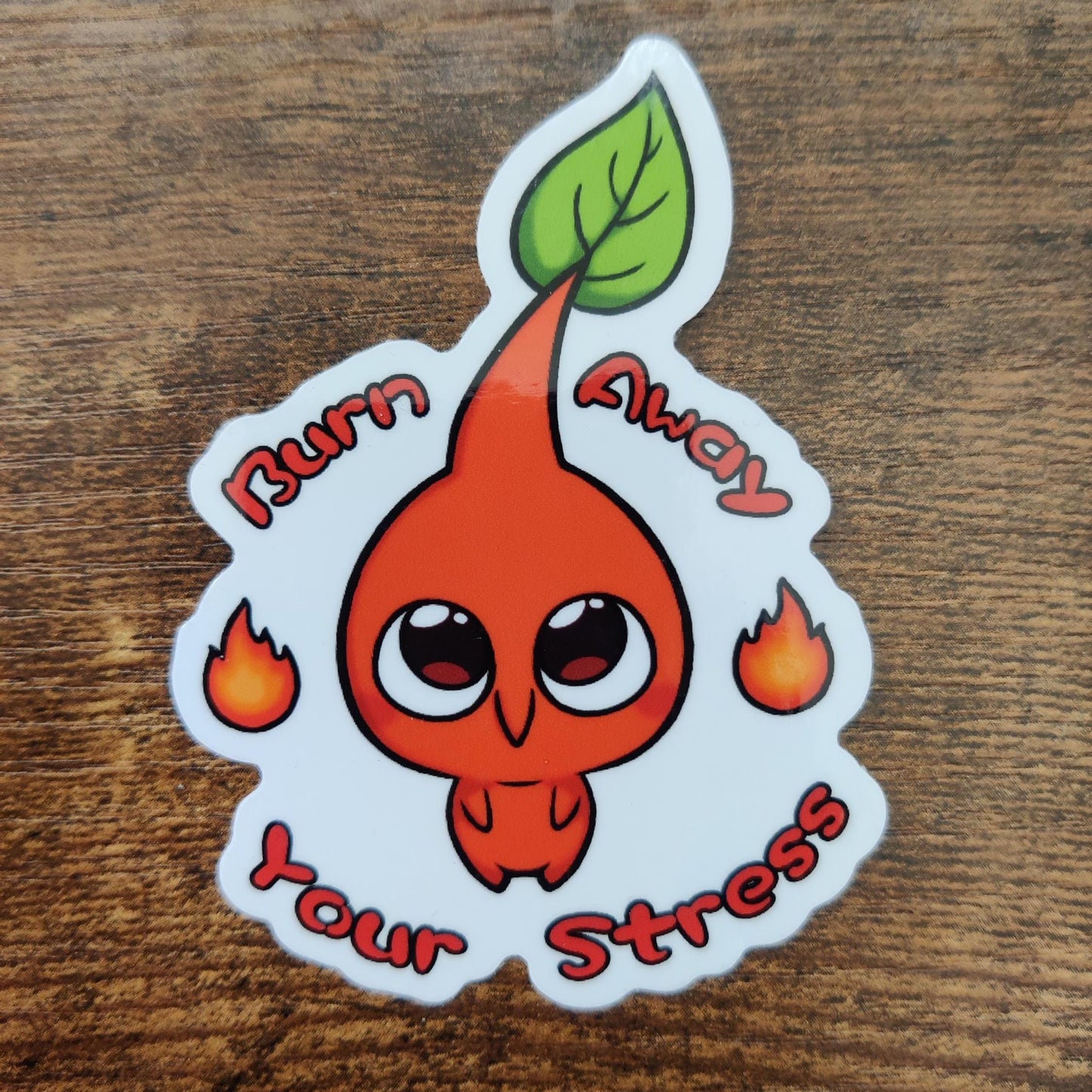 Pikmin Positive Quote Waterproof Vinyl Stickers