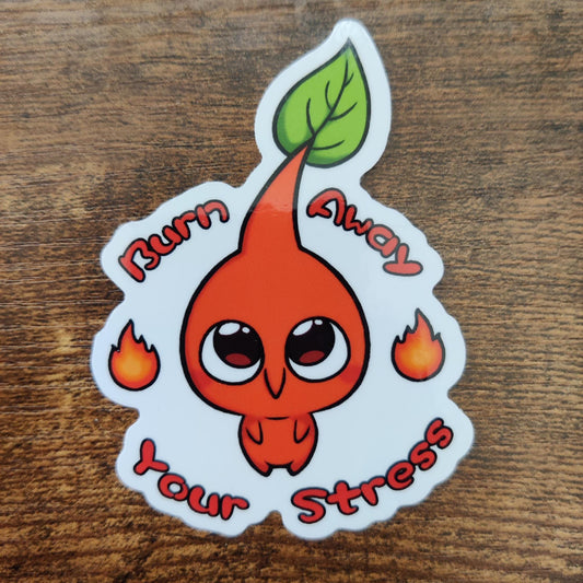 Pikmin Positive Quote Waterproof Vinyl Stickers